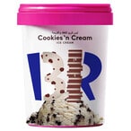 Buy Baskin Robins Cookies N Cream Ice Cream 1L in UAE