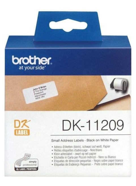 Brother 800-Piece Small Address Label Bundle Black/White