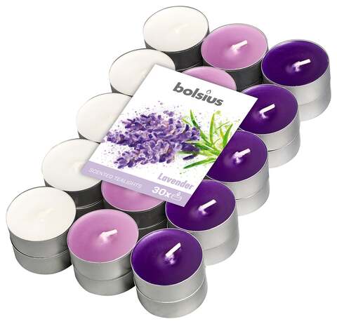 Bolsius Lavender Tealight Candles