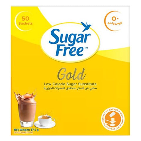 Sugar Free Gold Low-Calorie Sweetener 0.75g 50 PCS