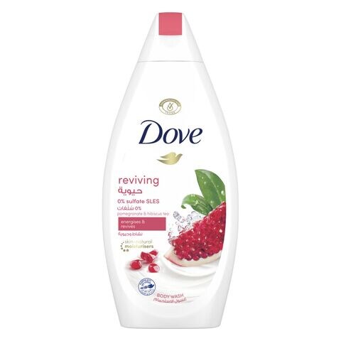 Dove Pomegranate And Hibiscus Tea Reviving Body Wash White 500ml