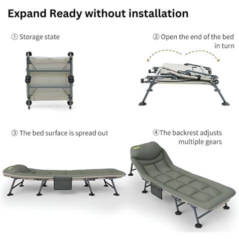 Folding deals bed chair