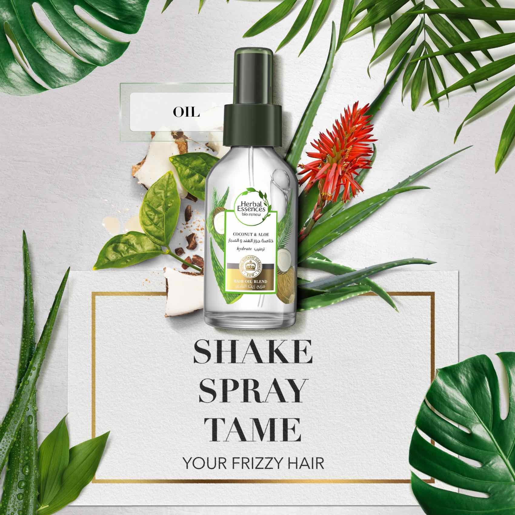 Herbal essences hair oil 2025 blend coconut & aloe