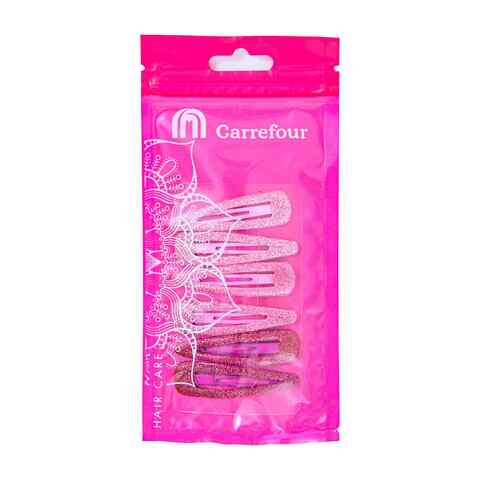 Carrefour Hair Clic Clac Glitter 6 PCS