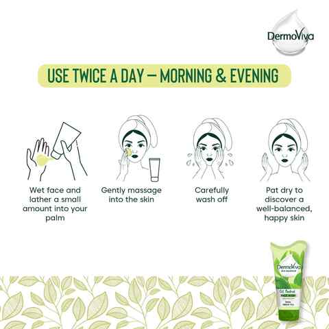 DermoViva Face Wash Green Tea&nbsp;150ml