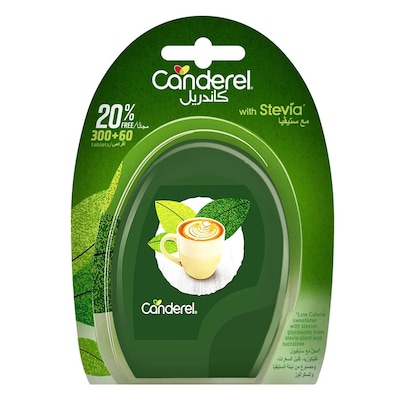 Canderel Sucralose 300 Tabs +60 TABS Free - Click Cuisine
