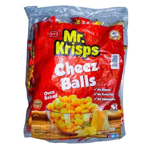 NFI Mr. Krisps Cheez Balls 15g Pack of 25