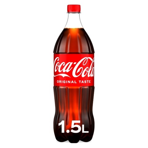 Coca-Cola Original Taste Carbonated Soft Drink Pet 1.5L