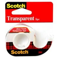 3M Scotch Transparent Tape with Dispenser Clear 12 PCS