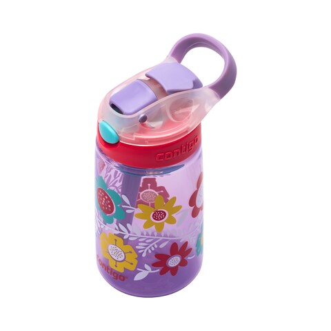Contigo - 2116117 / Kids Flip Bottle Wisteria Flowers Purple 14 oz / 420 ml