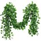 LINGWEI Artificial 12 Strands Creeper lvy Leaf Plants Vine Garland Fake Foliage Flowers Home Kitchen Garden Office for Wedding, Table, Cabinet Decoration, Wall Decor Style-5