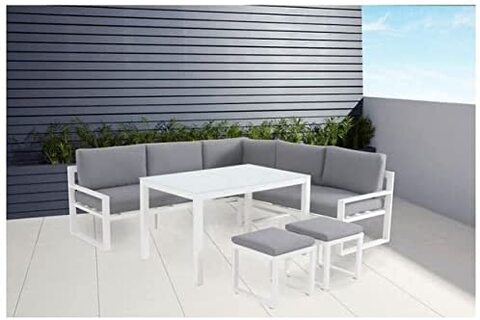 L shaped deals corner dining set