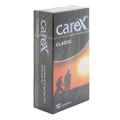 Carex Classic Condoms Clear 12 PCS