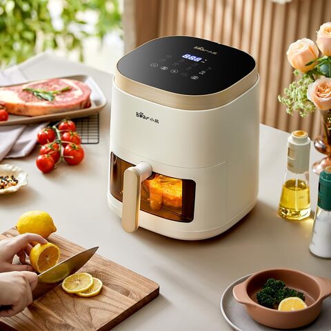 Buy Bear Electric Air Fryer 5L Large Capacity Cooker - Automatic Food Baker  Non-Stick Frying Machine 1750W With 8 Preset Menu Multifunction Digital  Control Panel Oil Free Low-Fat Healty Cooking Fryer Online 