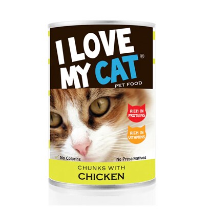 I Love My Cat Chunks With Chicken 400g