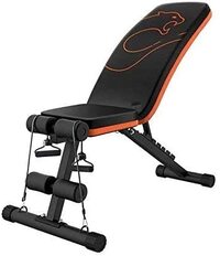 Max Strength Adjustable Dumbbell Multi-Function Bench Press Fitness Chair, Weight Strength Training Equipment Incline Decline Foldable Sit Up Bench