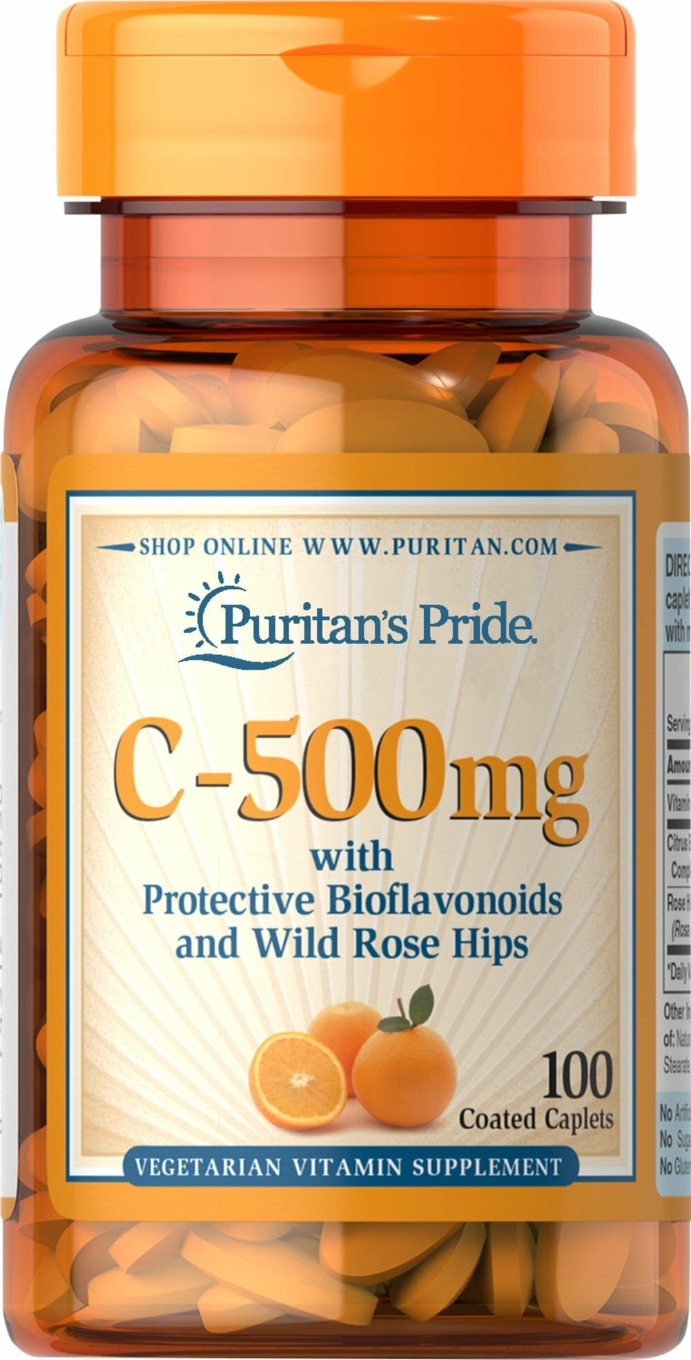 Buy Puritans Pride Vitamin C 500mg 100 Per Pack Online Shop Health Fitness On Carrefour Uae