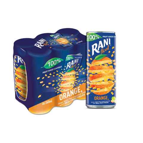 Rani Float Orange Juice 240ml Pack of 6