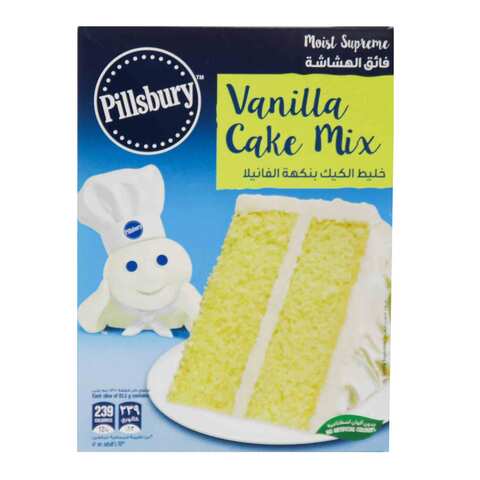 Pillsbury golden vanilla cake mix 485g