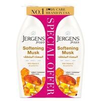 Jergens Softening Musk With Vitamin E Moisturizer Lotion 400ml Pack of 2