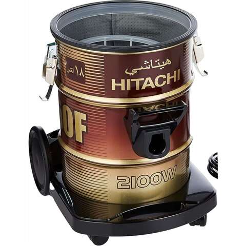 Hitachi Drum Vacuum 2100W 18L Tank Dust Capacity CV950F24CBS WR Wine Red