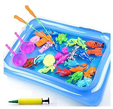 Buy Generic Bath Toys For Kids Fishing Magnetic Toys Floating Fishing Game  Inflatable Swimming Pool Bathtub Toy Set Learning Education Toy Playset  Online - Shop Toys & Outdoor on Carrefour UAE