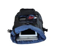 URBAN MOOV  UMWATERBAG  - Water resistant backpack-14-16 inch--Helmet storage net--Water resistant-keeps contents dry--Daypack for Work Travel School Bag Men &amp; Women-【Made of PVC 500D】【black】