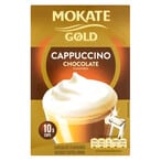 Buy Mokate Gold Cappuccino with Chocolate Flavor - 18 gram - 10 Sachets in Egypt