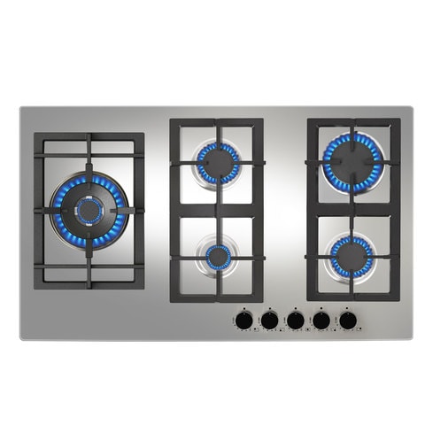 Teka EFX 90.1 5G AI AL DR LEFT Gas hob with 5 high efficiency burners in 90 cm of natural gas