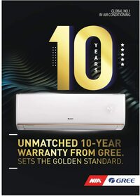 Gree Split Air Conditioner 1.6 Ton With Piston Compressor - White - G4 Matic-R20C3