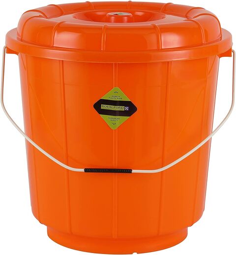 13 L Plastic Covered Bucket, With Lid,With Handel at Rs 181 in New