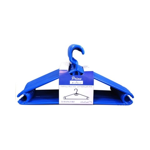 Prime Plastic Cloth Hanger Blue 42cm 24 PCS