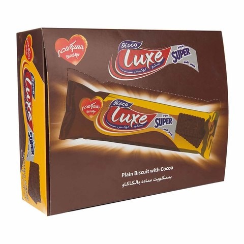 Buy BiscoMisr Luxe Biscuits With Cocoa  - 12 Pieces in Egypt