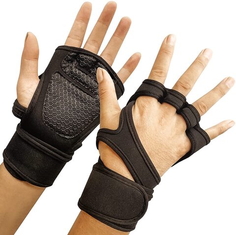 Womens gym gloves with best sale wrist support