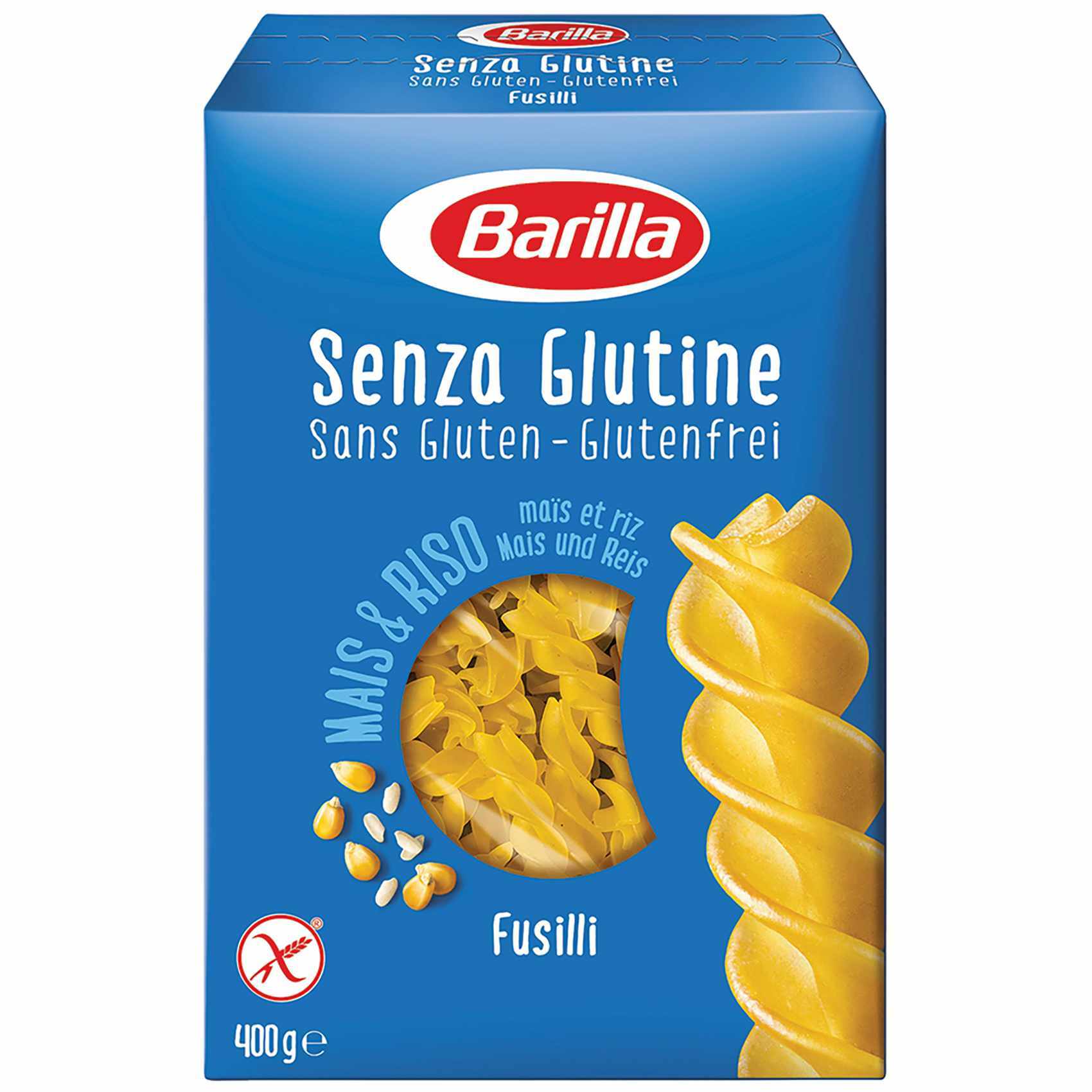 Buy Barilla Gluten Free Fusilli Pasta 400g Online Shop Food Cupboard