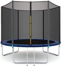 Enklov - Trampoline, High Quality Kids Outdoor Trampolines Jump Bed With Safety Enclosure Exercise Fitness Equipment(8Ft) - Genuine Guarantee Purchase From Seller Enklov