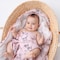 Milk&amp;Moo Cahancin Baby Swaddle Blanket, Oeko Tex Certified 100%Cotton, Muslin Swaddle Blankets, Ultra Soft, Breathable, Lightweight, Set of 2 Muslin Blanket for Baby Girls