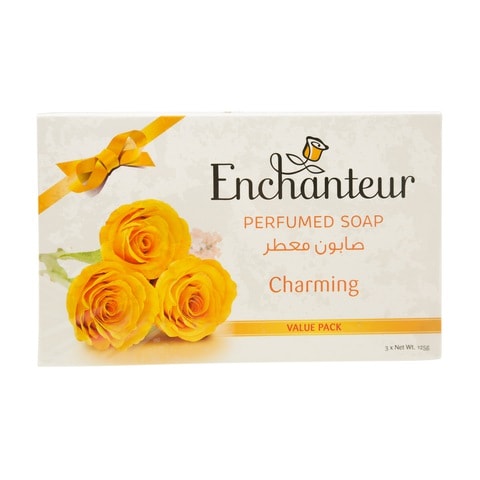 Enchanteur Perfumed Soap Charming 3x125 g