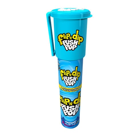 Push Pop Blue Raspberry flavor