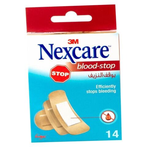 Nexcare Blood-stop Bandage/plasterss, G, Assorted, 14/Pack