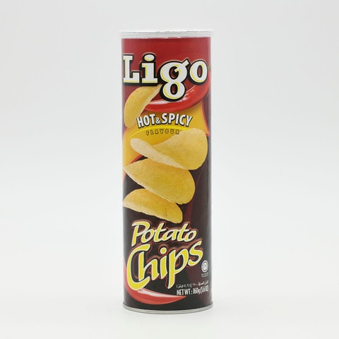 Ligo Potato Chips Hot &amp; Spicy 160g