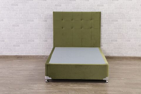 Pan Emirates Softtouch Divan Base Bed 90X200-Light Green