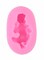 Generic - Sleeping Baby Shaped Silicone Cake Mold H18935 Pink 7.2 X 4.5 X 2.5Centimeter