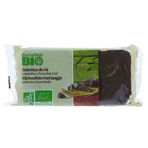 Carrefour Bio Rice Cake With Dark Chocolate 100 Gram