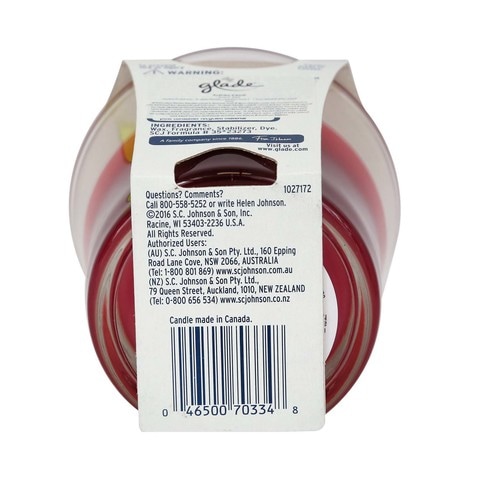 Glade Candle Red Berries 3.4oz