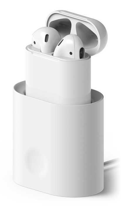 Elago - Charging Station for Airpods Case - White