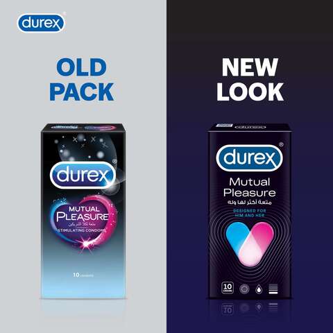Durex Performax Intense Mutual Climax Condoms Multicolour 10 PCS