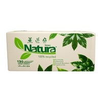 Sanita Natura Folded Towel White 130 Sheets