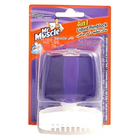 Mr Muscle 4-In-1 Liquid Rim Block Bathroom Cleaner 55ml
