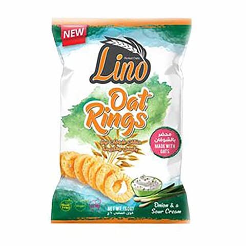 Lino Oat Snacks - Onion and Sour Cream Flavor - 60 gram